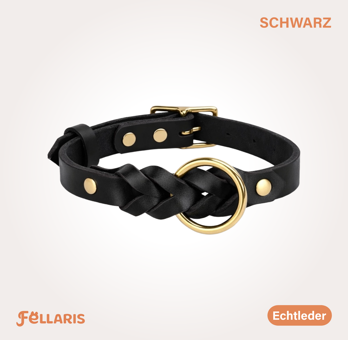 Hundehalsband aus Echtleder