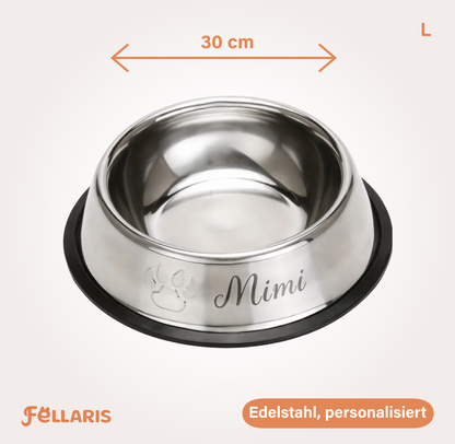 Edelstahl-Napf [personalisiert]